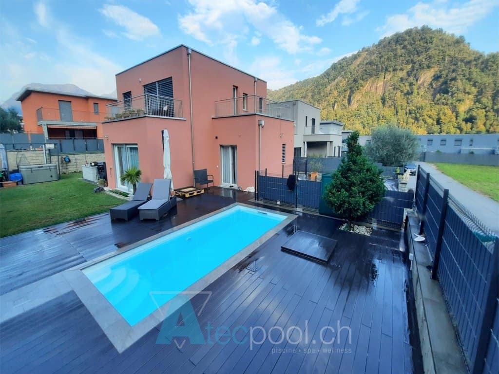 Piscina EPS realizzata a Bedano