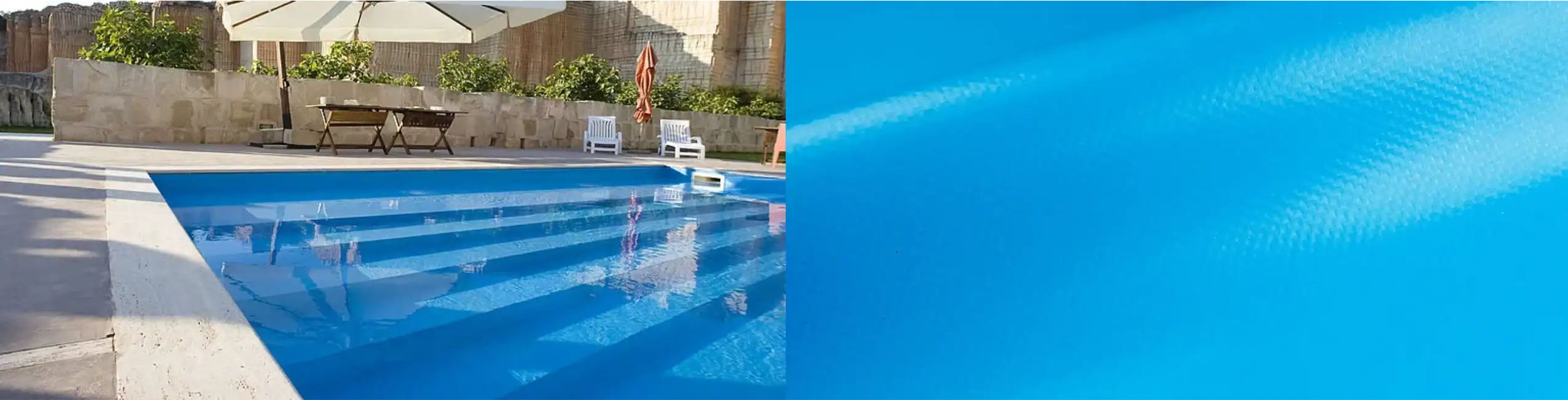 Piscina con rivestimento PVC Blu Adriatico