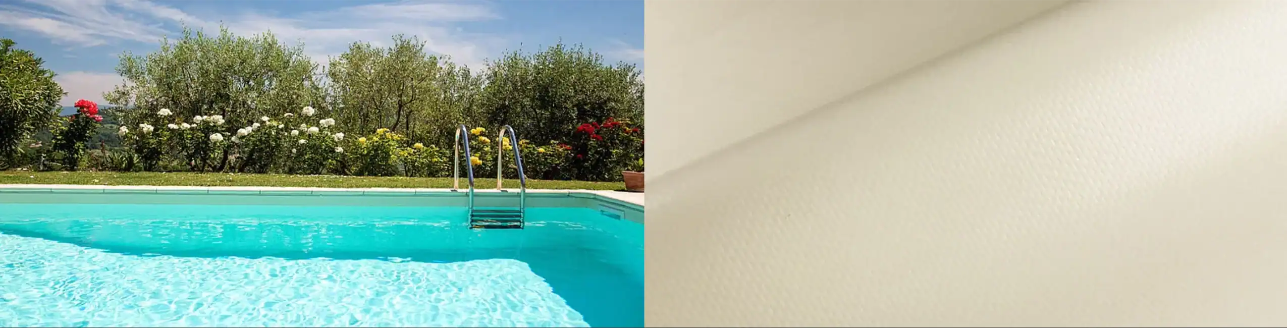 Piscina con rivestimento PVC Sabbia