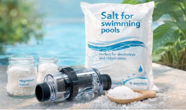 Sistema a elettrolisi del sale per piscina